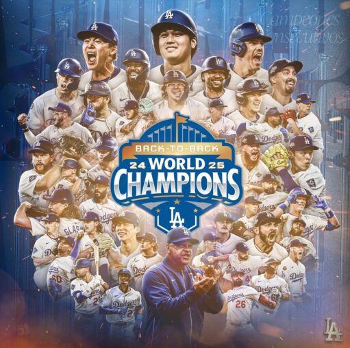 Dodgers球団史上初のワールドシリーズ２連覇